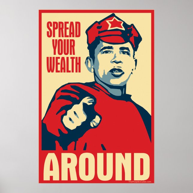 Obama - Spread Your Wealth Around: OHP Poster (Front)
