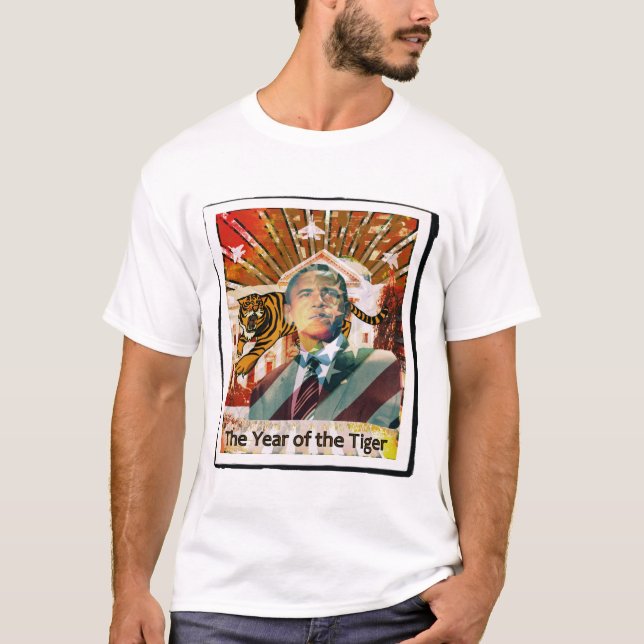 Obama T-SHIRT The Year of the Tiger (Front)