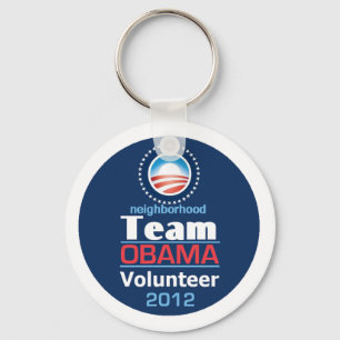 Obama TEAM Keychain