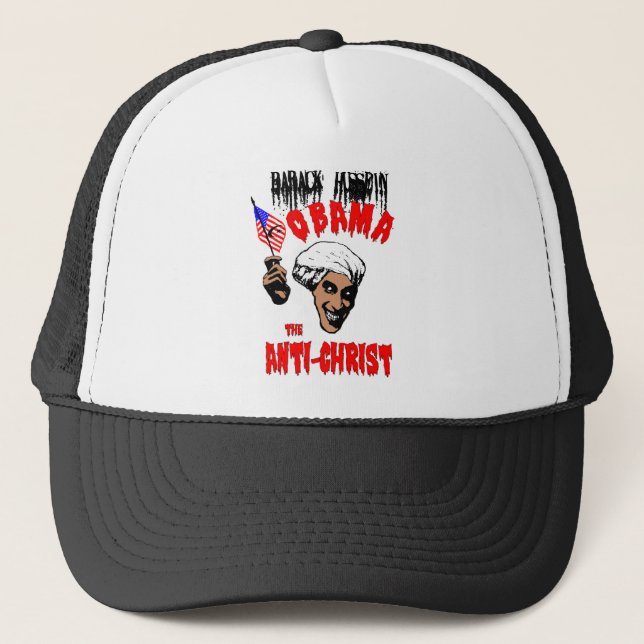 Obama The Anti-Christ Hat (Front)