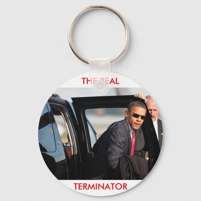 Obama - The Real Terminator Keychain (Front)
