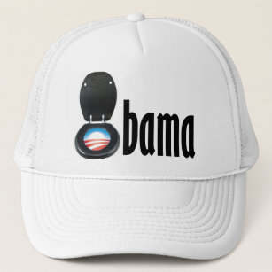 Obama (toilet) trucker hat