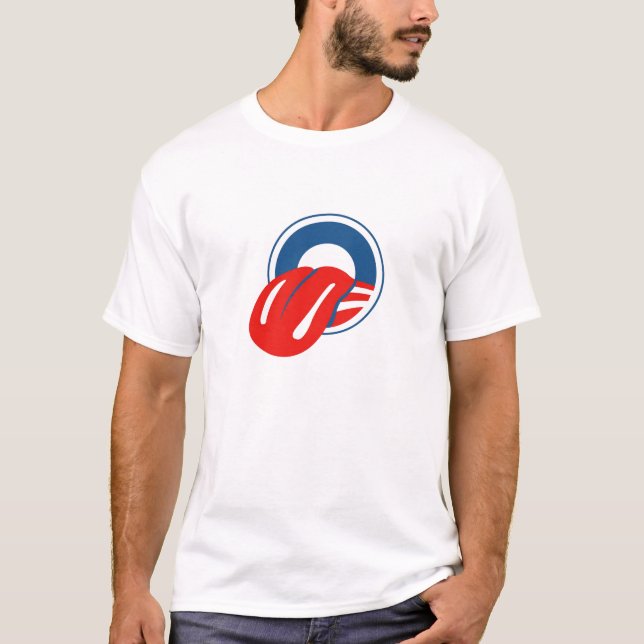 Obama Tongue T-Shirt (Front)