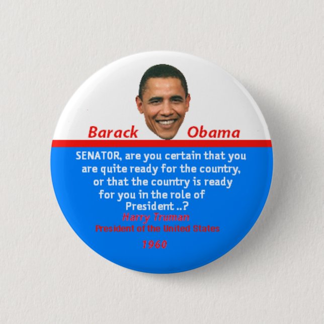 Obama TRUMAN Button (Front)
