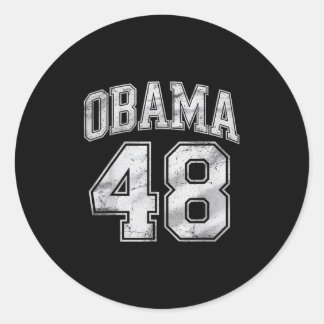 Obama Vintage President 2028 Obama _18  Classic Round Sticker