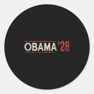 Obama Vintage President 2028 Obama _35 Classic Round Sticker