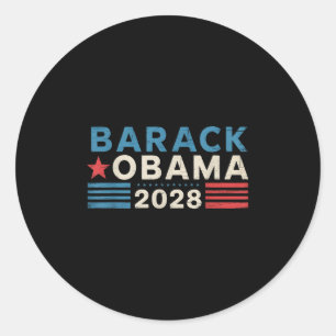 Obama Vintage President 2028 Obama _36 Classic Round Sticker