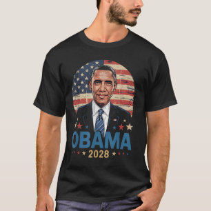 Obama Vintage President 2028 Obama _44  T-Shirt