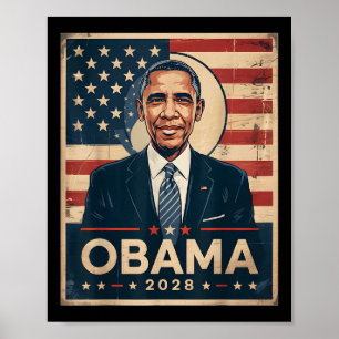 Obama Vintage President 2028 Obama 6  Poster