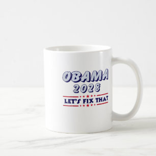 Obama Vintage Retro Patriotic 2028 Political Prote Coffee Mug