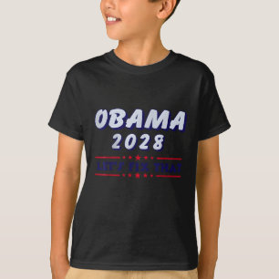 Obama Vintage Retro Patriotic 2028 Political Prote T-Shirt