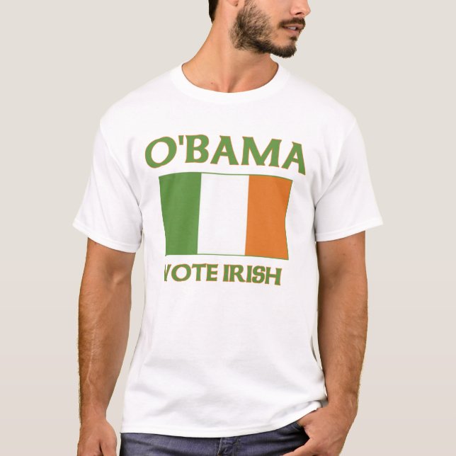 Obama vote Irish t shirts (Front)