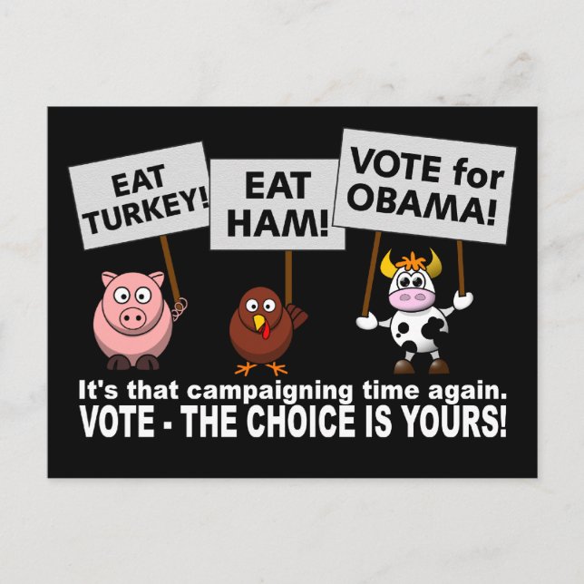 Obama Vote postcard (Front)
