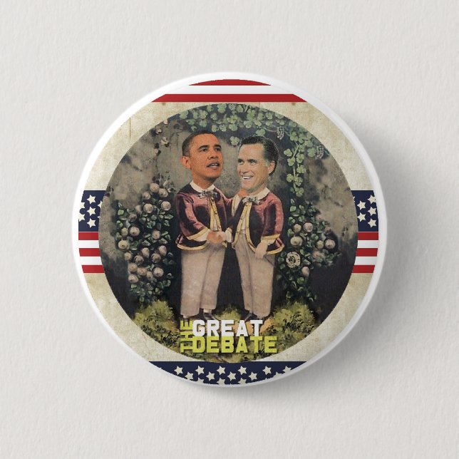 Obama vs. Romney 2 Inch Round Button (Front)