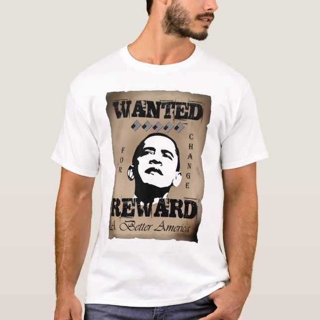 Obama Wanted T-Shirt (Front)