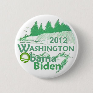 OBAMA WASHINGTON 2 INCH ROUND BUTTON