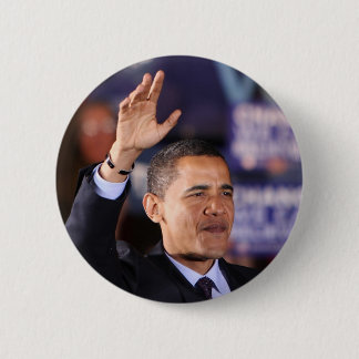 Obama Waving Button