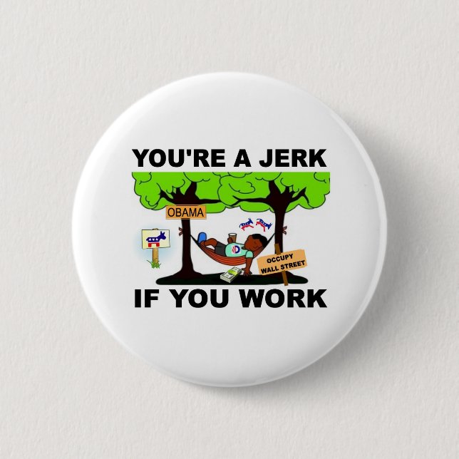 OBAMA WELFARE.jpg 2 Inch Round Button (Front)