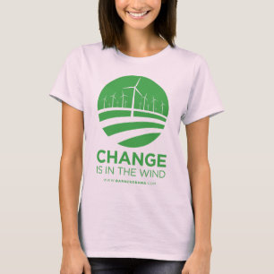 Obama Winds of Change Natural Women's T-Shirt