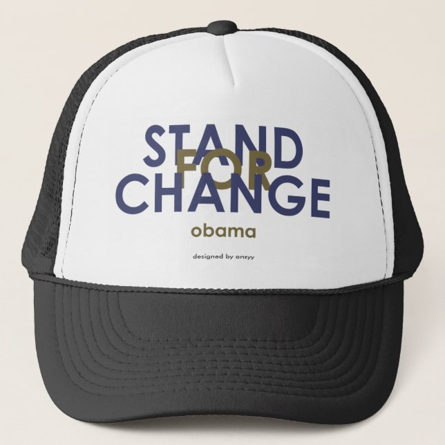 obama words cap (Front)