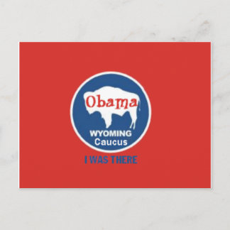 Obama Wyoming Caucus Postcard I