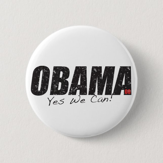 Obama "Yes We Can!" Button (Front)