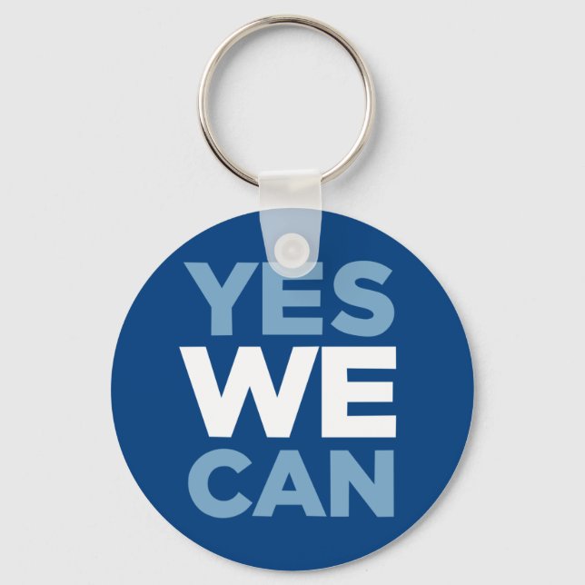 Obama - Yes We Can Keychain (Front)