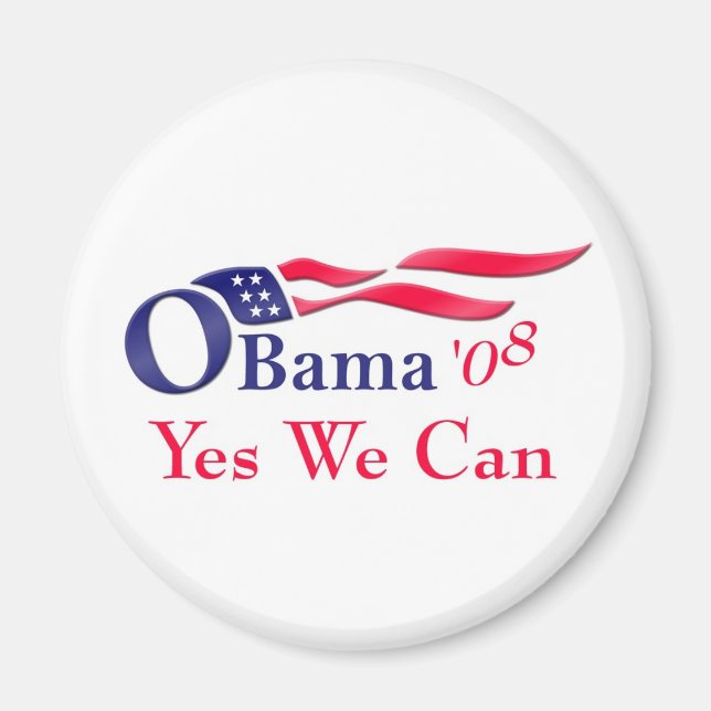 Obama yes we can Magnet (Front)
