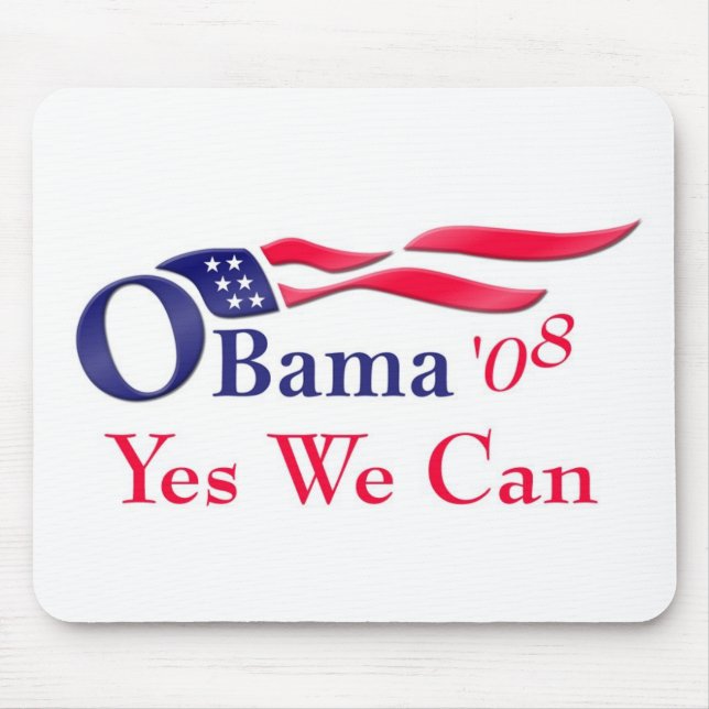 Obama yes we can Mousepad (Front)
