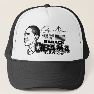 Obama Yes We Did 2009 Gear Trucker Hat