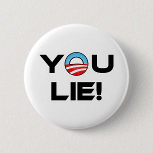 Obama You Lie 2 Inch Round Button
