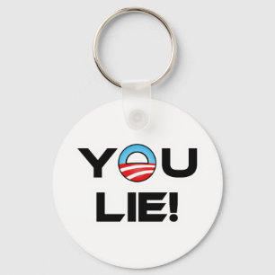 Obama You Lie Keychain