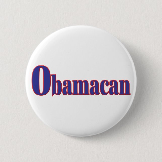Obamacan 2 Inch Round Button (Front)
