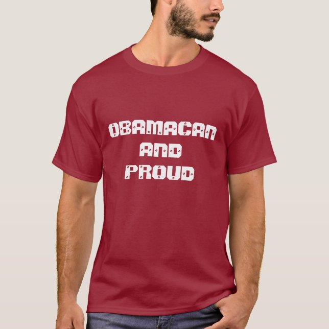 OBAMACANANDPROUD T-Shirt (Front)