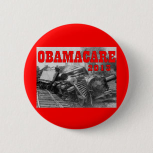 OBAMACARE 2 INCH ROUND BUTTON