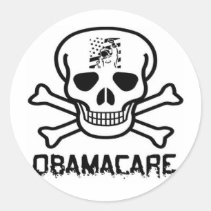 Obamacare Classic Round Sticker