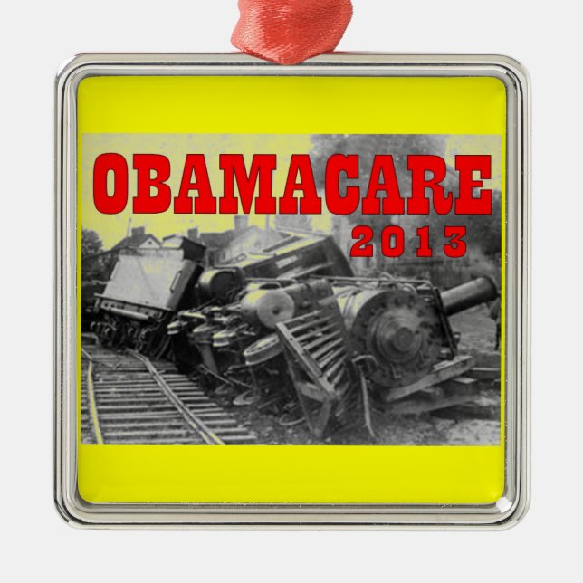 OBAMACARE METAL ORNAMENT (Front)