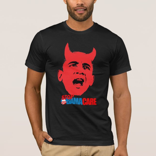 Obamacare - Stop Obamacare T-Shirt (Front)