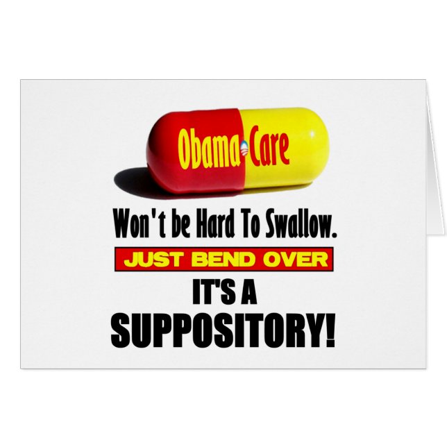 ObamaCare - suppositoire (Devant horizontal)