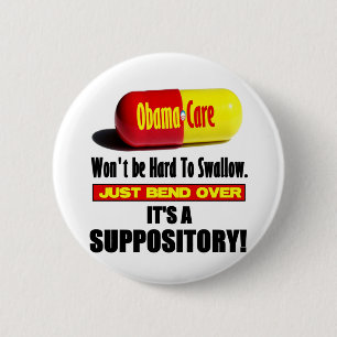 ObamaCare - Suppository 2 Inch Round Button