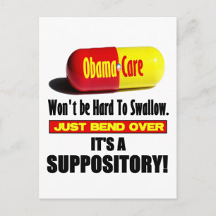 ObamaCare - Suppository Postcard