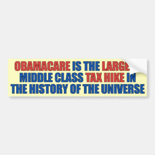 Obamacare tax hike bumper sticker