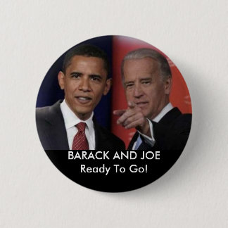 obamadebate, BARACK AND JOEReady To Go! 2 Inch Round Button