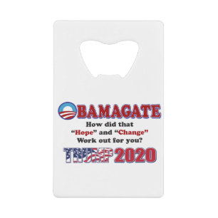 OBAMAGATE-Trump-2020 Credit Card Bottle Opener