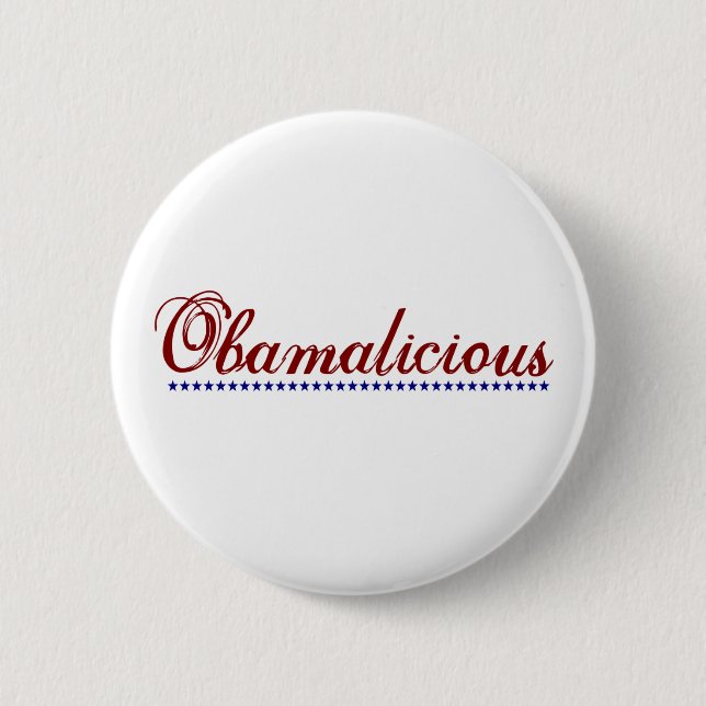 Obamalicious 2 Inch Round Button (Front)