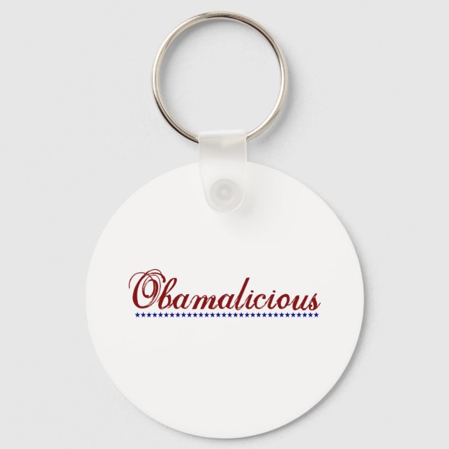 Obamalicious Keychain (Front)