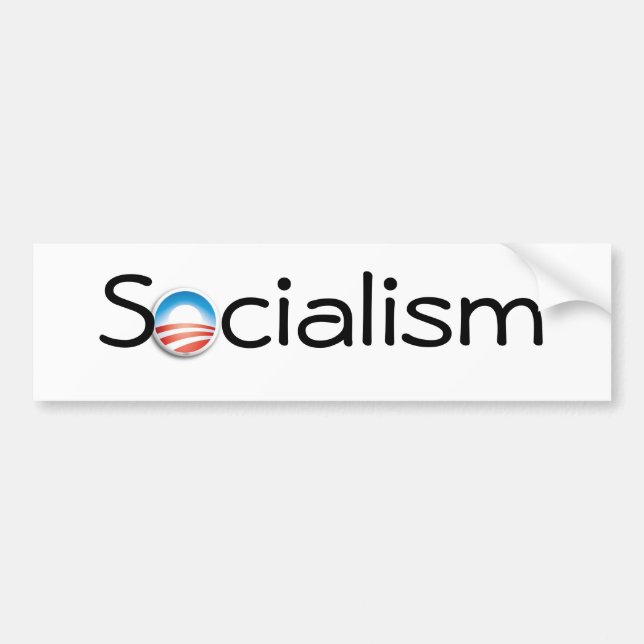 ObamaLogo, S  cialism Bumper Sticker (Front)