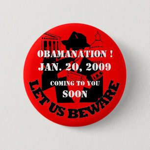 OBAMANATION, IRS 2 INCH ROUND BUTTON