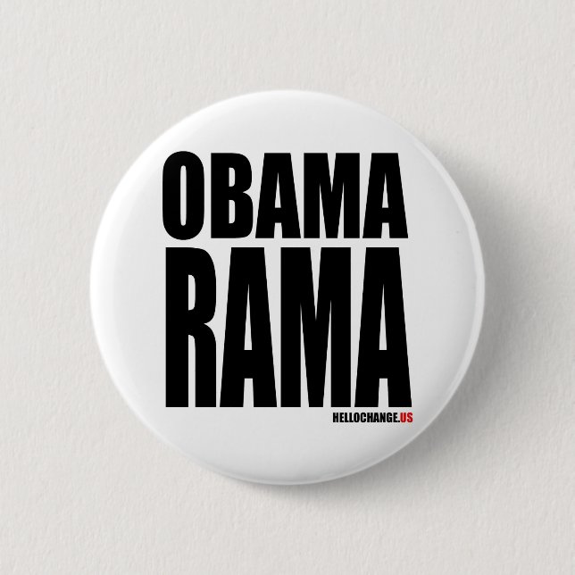 OBAMARAMA 2 INCH ROUND BUTTON (Front)
