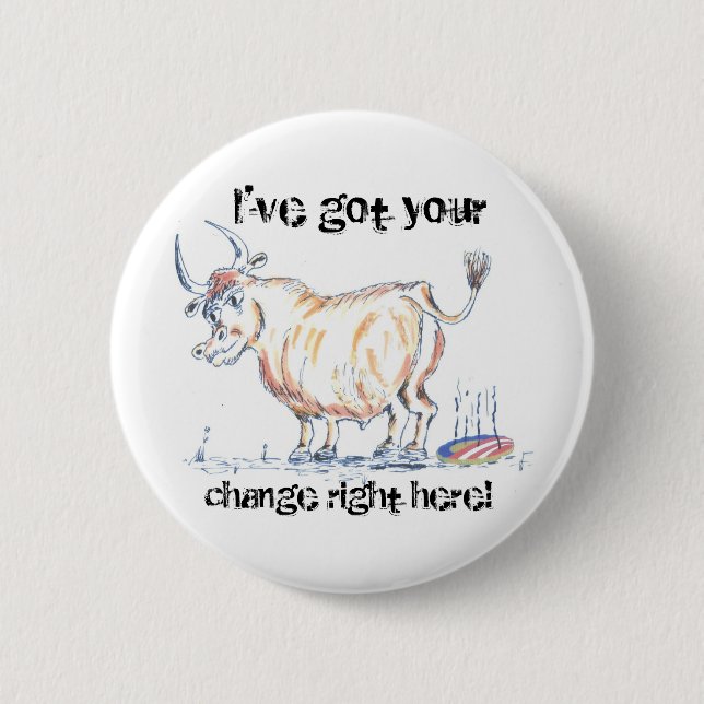 OBAMAS BS SANDWICH FILLING 2 INCH ROUND BUTTON (Front)